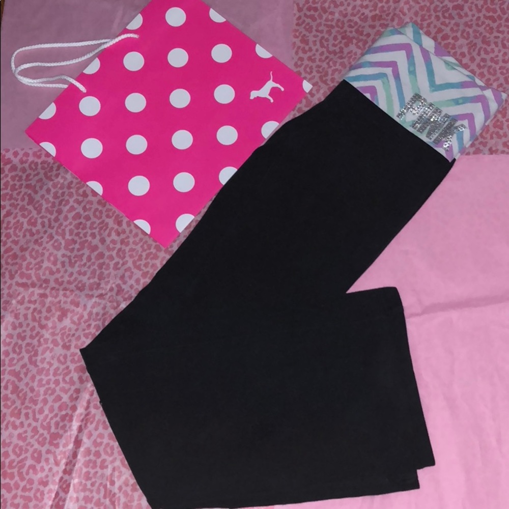 Vs pink bling yoga pants